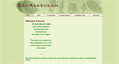 Desktop Screenshot of ecoaddendum.org
